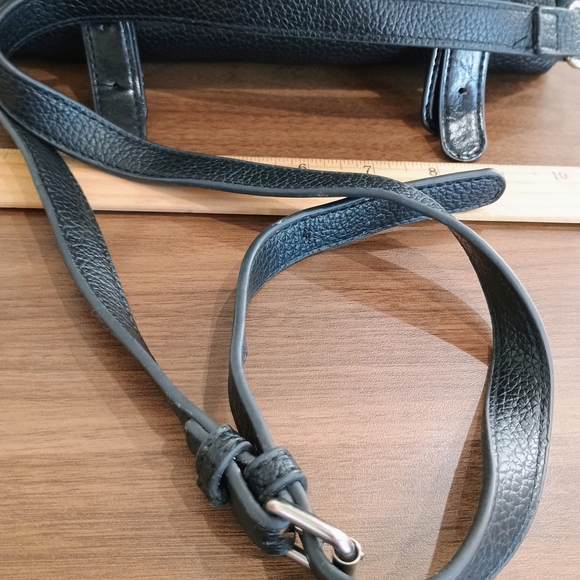 Steve Madden Black Shoulder Bag with Silver Accents - Picture 2 of 11